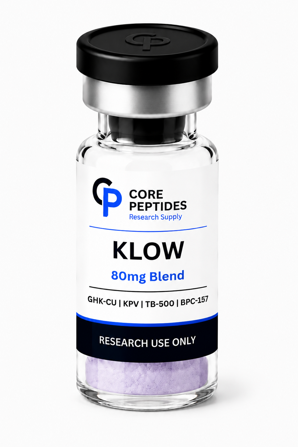 Core Peptides KLOW 80mg blend research vial